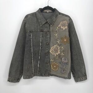 (#37) RED CORAL Jeans Wear Jacket